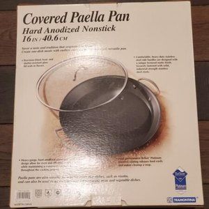 NIB - Tramontina Covered Paella Pan